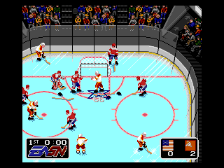 NHL Hockey screenshot 4 for Sega Genesis
